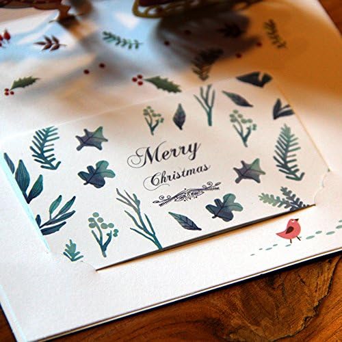 Cartes de noël 3D, Deesospro® carte pop-up carte de voeux pour, enveloppe incluse, carte-cadeau de père noël – Image 5