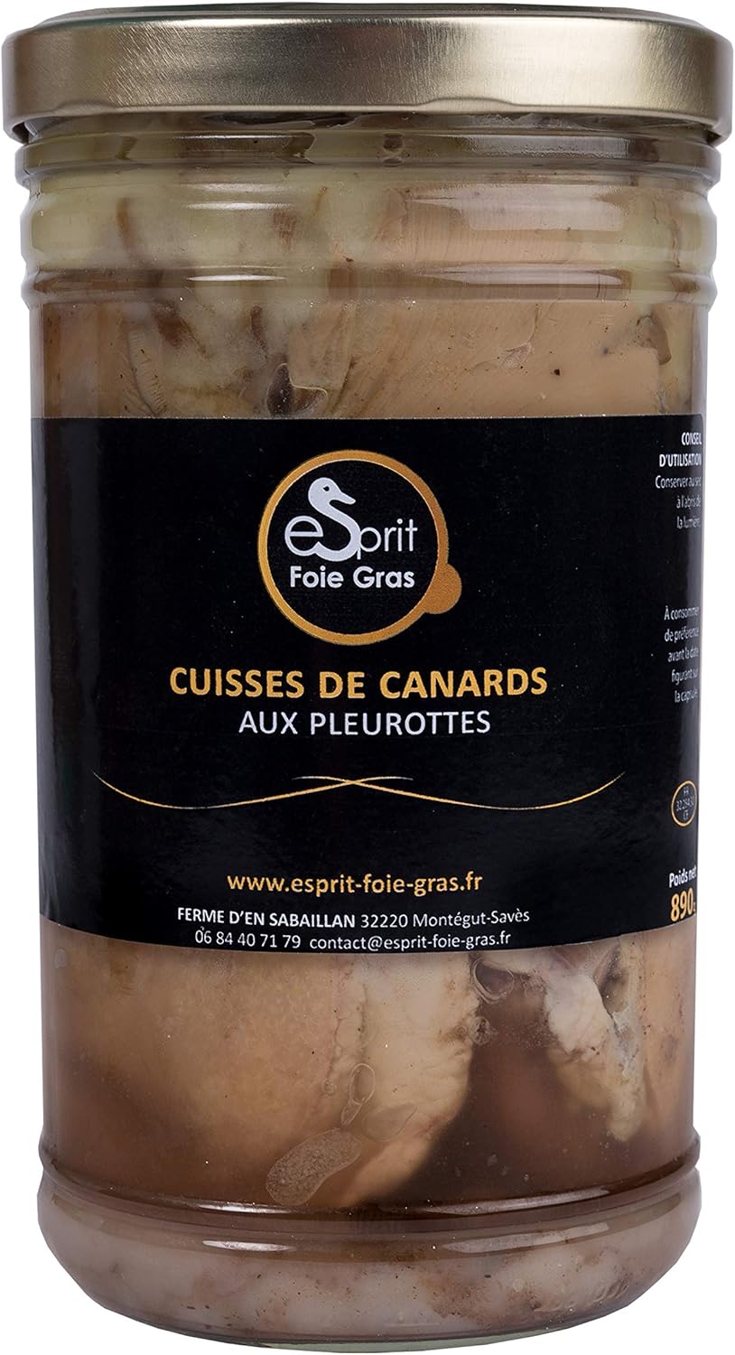 Esprit Foie Gras Cuisses de Canard aux Pleurotes, 890 g – Image 5