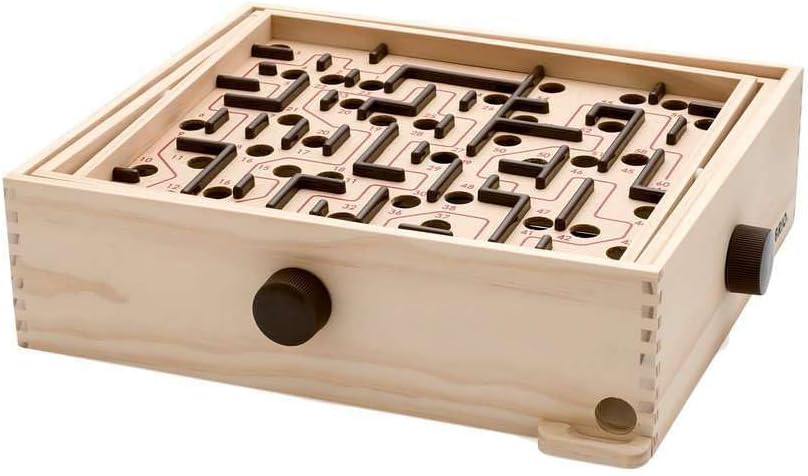 BRIO - 34000 - Jeu de Labyrinthe (L'original) - Jeu d'adresse en bois - 1 joueur - Développe la motricité fine et la coordination - Sans pile - Pour enfants et adultes dès 6 ans – Image 3