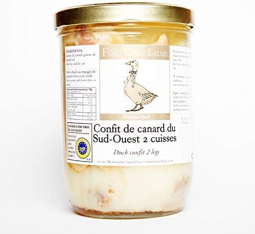 Coffret Foie Gras Confit - Panier Gourmand Coffret Cadeau Sans Alcool - 5 Spécialités de la Ferme au Foie Gras - 100% FR - Sans additifs Sans Conservateurs Sans OGM – Image 8